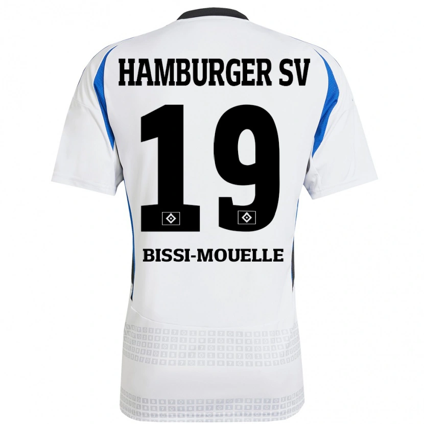 Danxen Kinder Jason Bissi-Mouelle #19 Weiß Blau Heimtrikot Trikot 2024/25 T-Shirt Schweiz