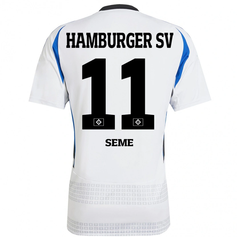 Danxen Kinder Anna-Katharina Seme #11 Weiß Blau Heimtrikot Trikot 2024/25 T-Shirt Schweiz