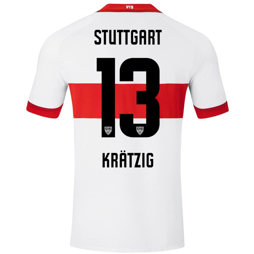 Danxen Kinder Frans Krätzig #13 Weiß Rot Heimtrikot Trikot 2024/25 T-Shirt Schweiz