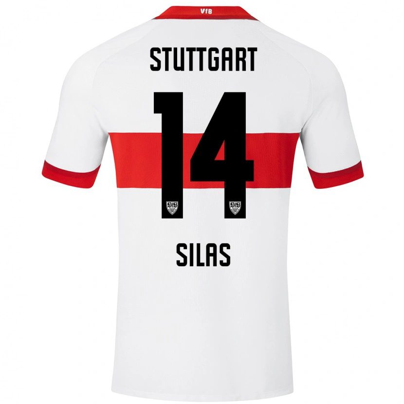 Danxen Kinder Silas #14 Weiß Rot Heimtrikot Trikot 2024/25 T-Shirt Schweiz