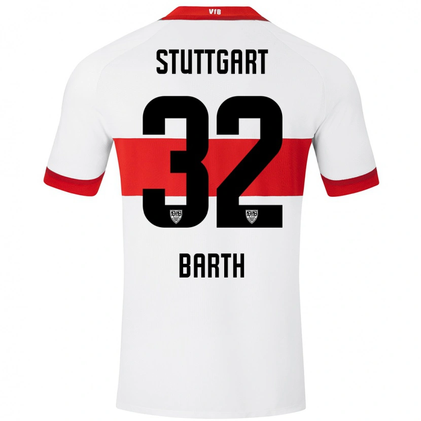 Danxen Kinder Tom Barth #32 Weiß Rot Heimtrikot Trikot 2024/25 T-Shirt Schweiz