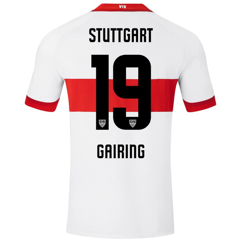 Danxen Kinder Sophie Gairing #19 Weiß Rot Heimtrikot Trikot 2024/25 T-Shirt Schweiz