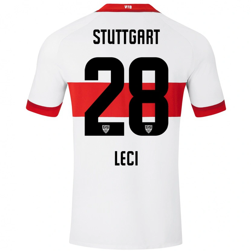 Danxen Kinder Besarta Leci #28 Weiß Rot Heimtrikot Trikot 2024/25 T-Shirt Schweiz