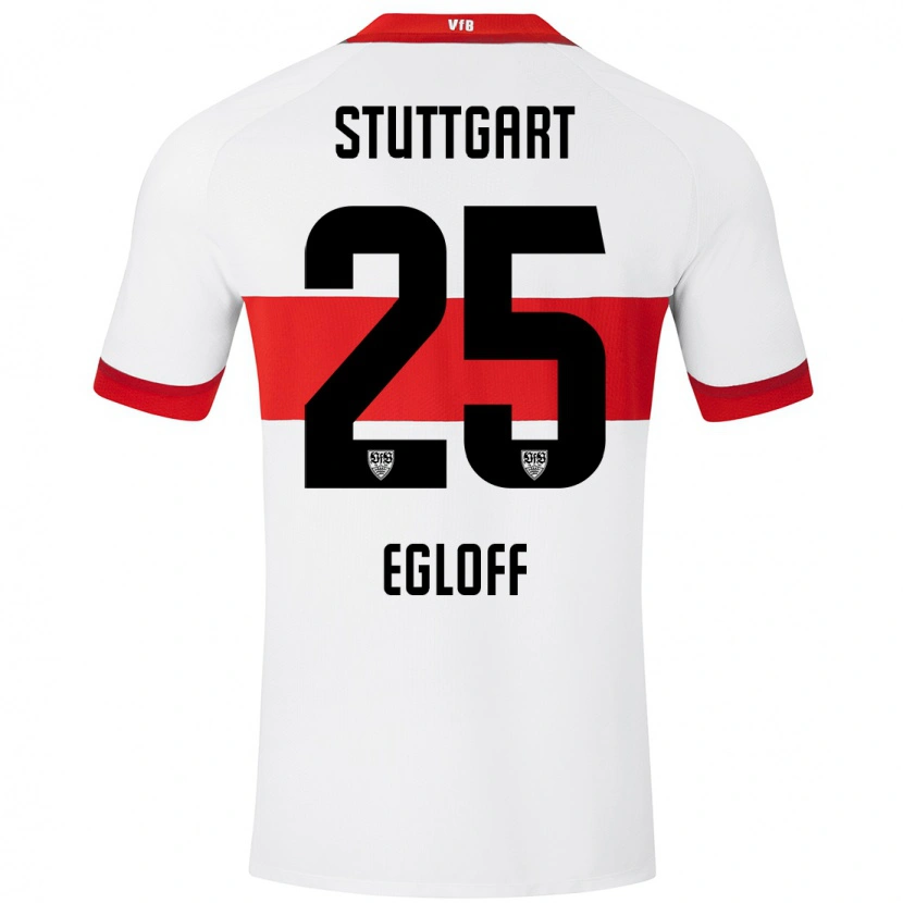 Danxen Kinder Lilian Egloff #25 Weiß Rot Heimtrikot Trikot 2024/25 T-Shirt Schweiz