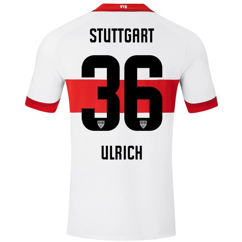 Danxen Kinder Laurin Ulrich #36 Weiß Rot Heimtrikot Trikot 2024/25 T-Shirt Schweiz