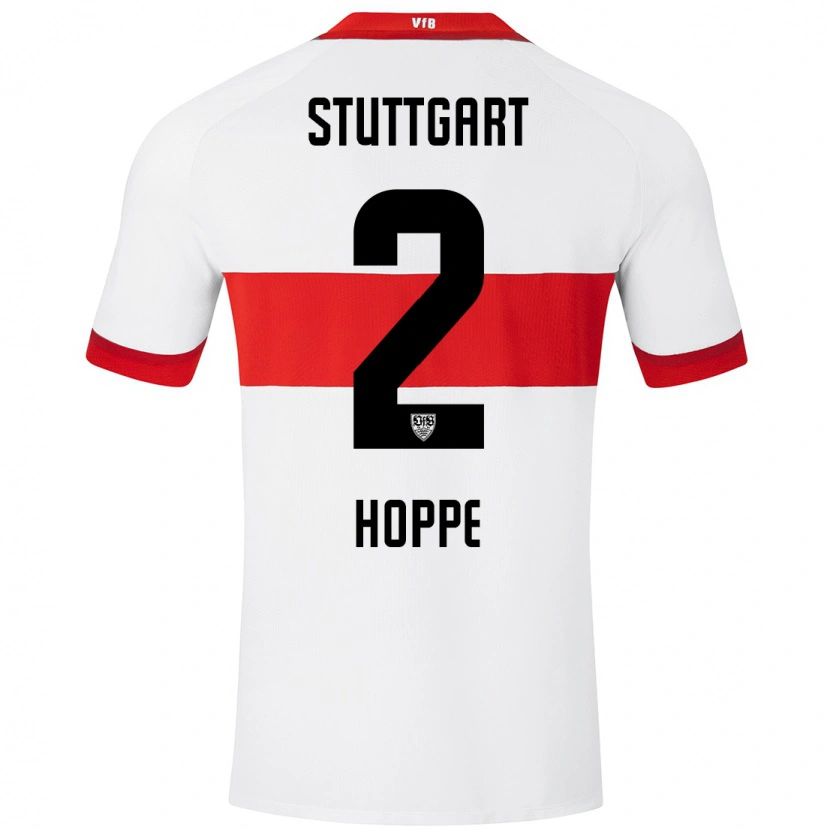 Danxen Kinder Mattis Hoppe #2 Weiß Rot Heimtrikot Trikot 2024/25 T-Shirt Schweiz