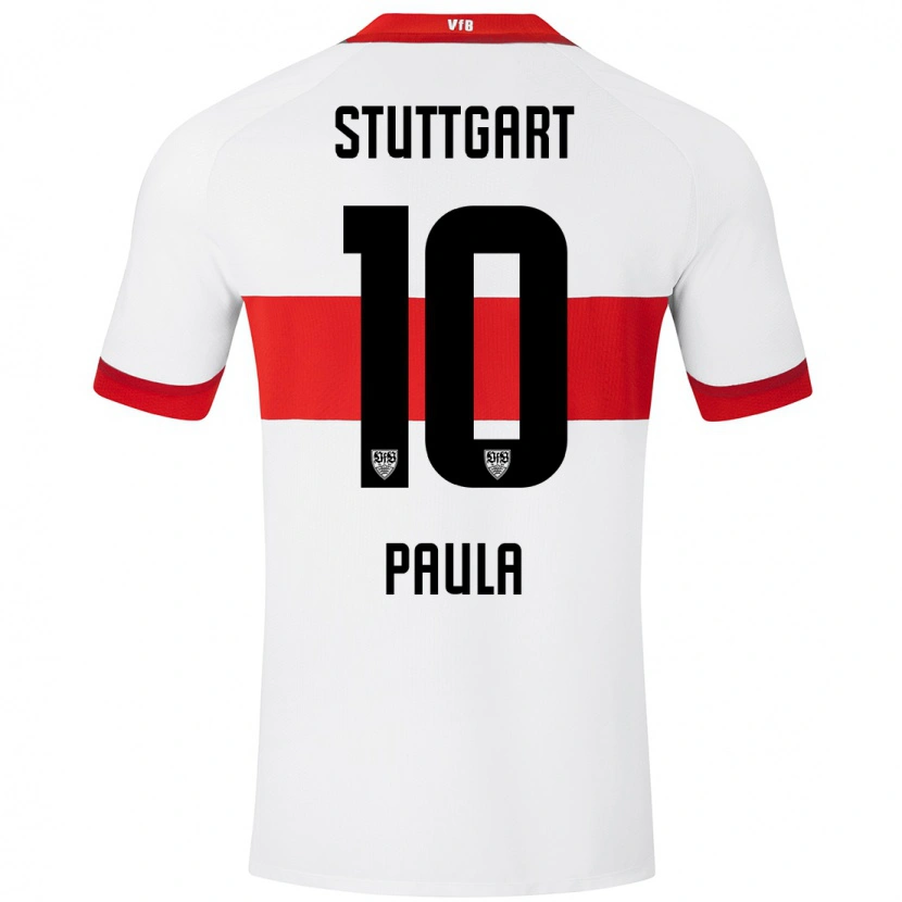 Danxen Kinder Raul Paula #10 Weiß Rot Heimtrikot Trikot 2024/25 T-Shirt Schweiz