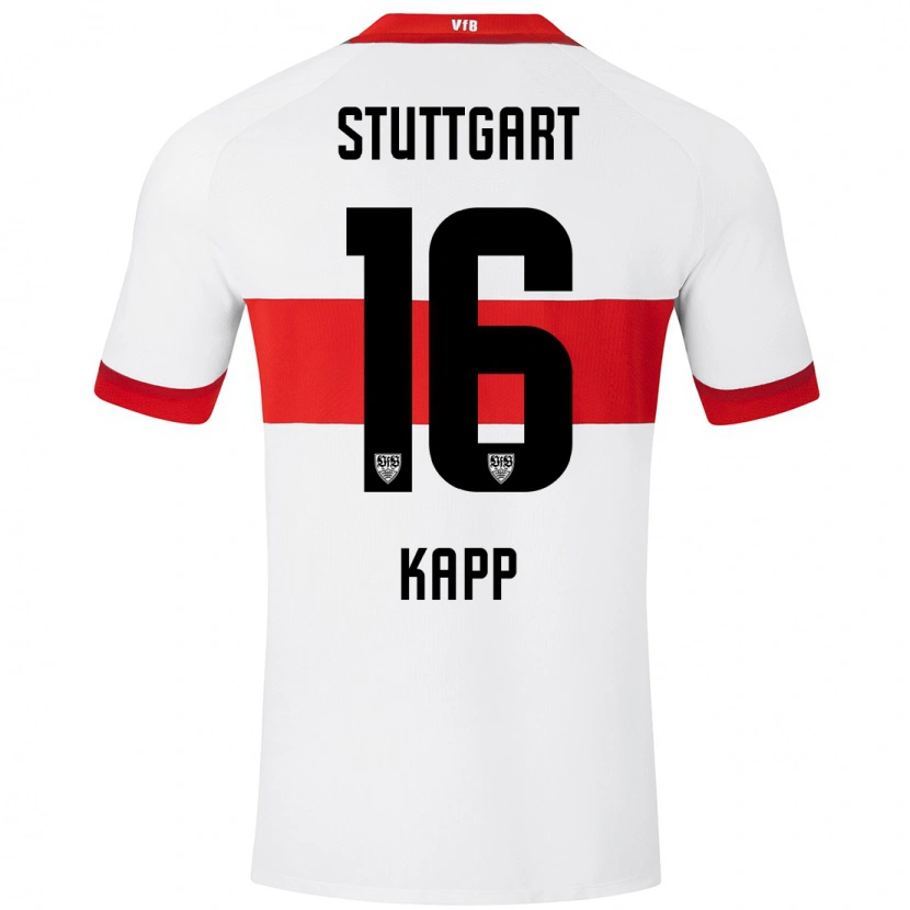 Danxen Kinder Patrick Kapp #16 Weiß Rot Heimtrikot Trikot 2024/25 T-Shirt Schweiz