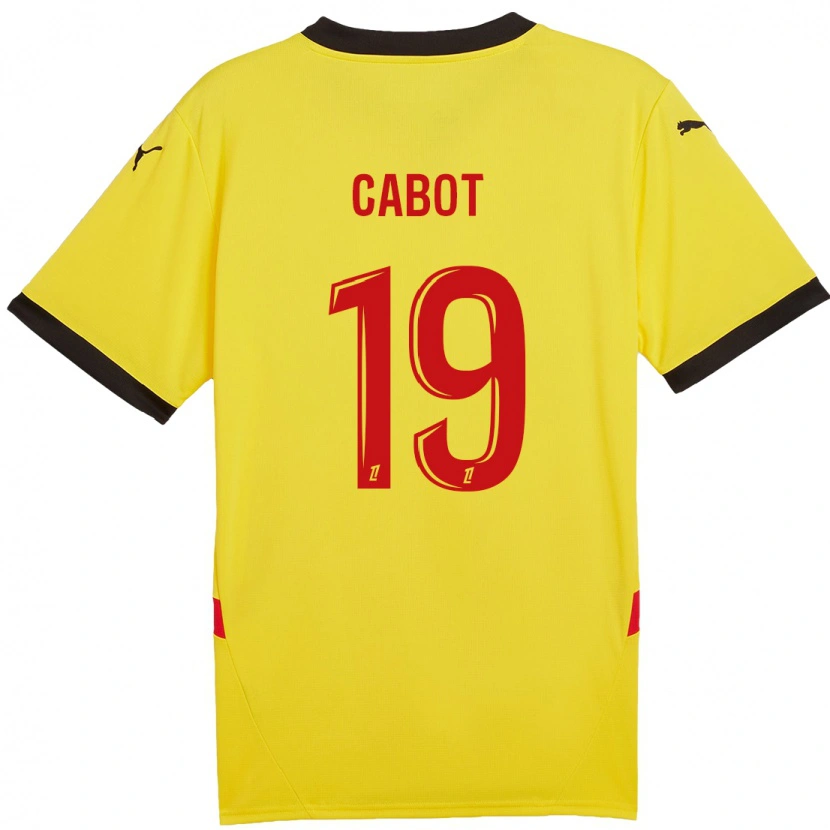 Danxen Kinder Jimmy Cabot #19 Gelb Rot Heimtrikot Trikot 2024/25 T-Shirt Schweiz