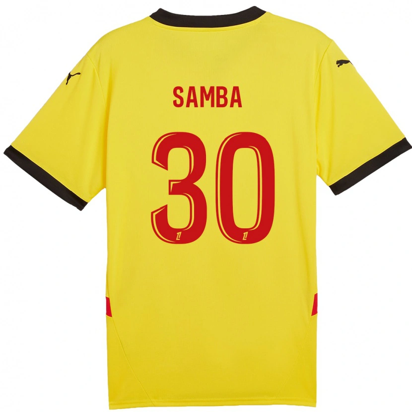 Danxen Kinder Brice Samba #30 Gelb Rot Heimtrikot Trikot 2024/25 T-Shirt Schweiz