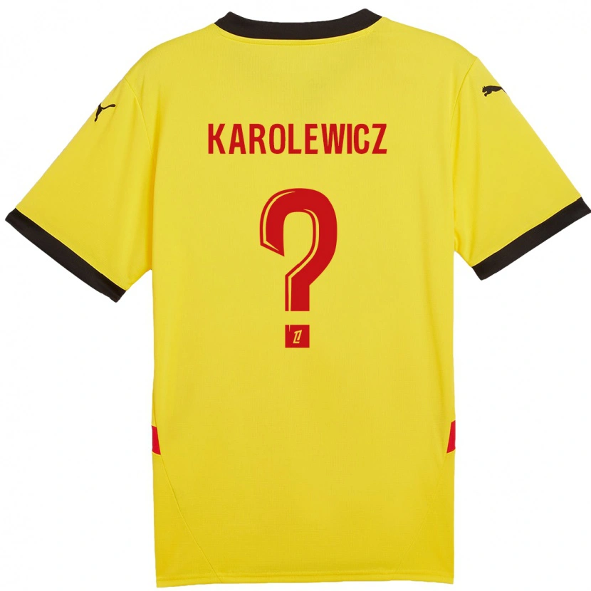 Danxen Kinder Roman Karolewicz #0 Gelb Rot Heimtrikot Trikot 2024/25 T-Shirt Schweiz