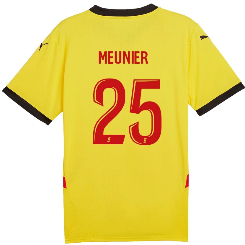 Danxen Kinder Emma Meunier #25 Gelb Rot Heimtrikot Trikot 2024/25 T-Shirt Schweiz