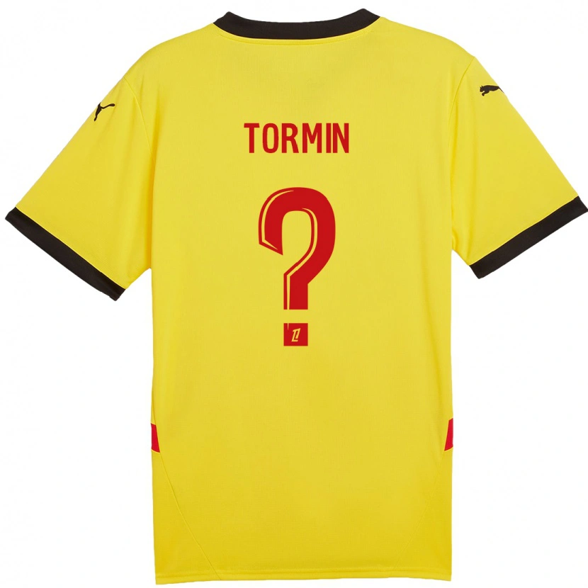 Danxen Kinder Sean Tormin #0 Gelb Rot Heimtrikot Trikot 2024/25 T-Shirt Schweiz