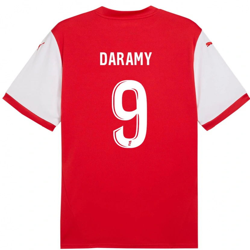 Danxen Kinder Mohamed Daramy #9 Rot Weiß Heimtrikot Trikot 2024/25 T-Shirt Schweiz