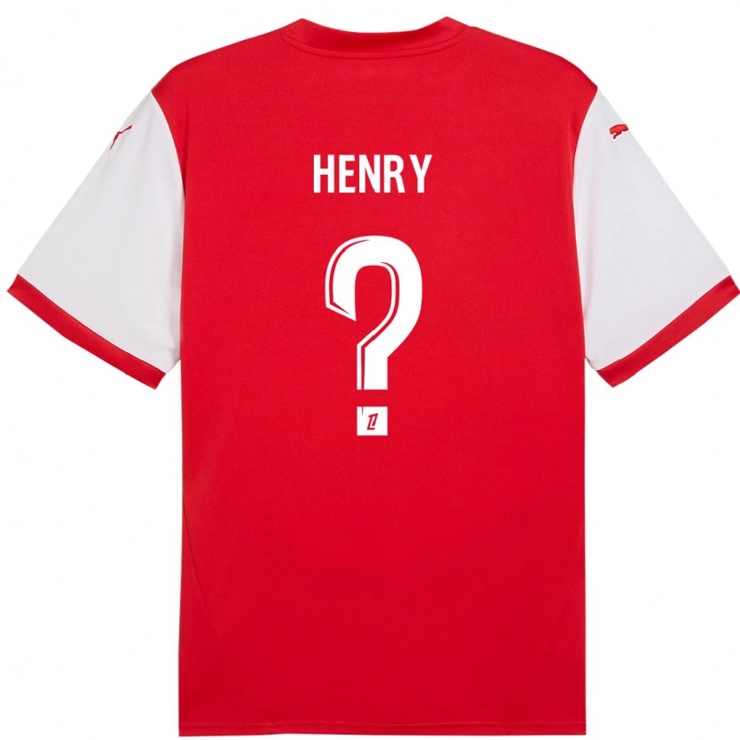 Danxen Kinder Kobi Henry #0 Rot Weiß Heimtrikot Trikot 2024/25 T-Shirt Schweiz