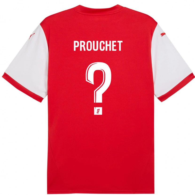 Danxen Kinder Killian Prouchet #0 Rot Weiß Heimtrikot Trikot 2024/25 T-Shirt Schweiz