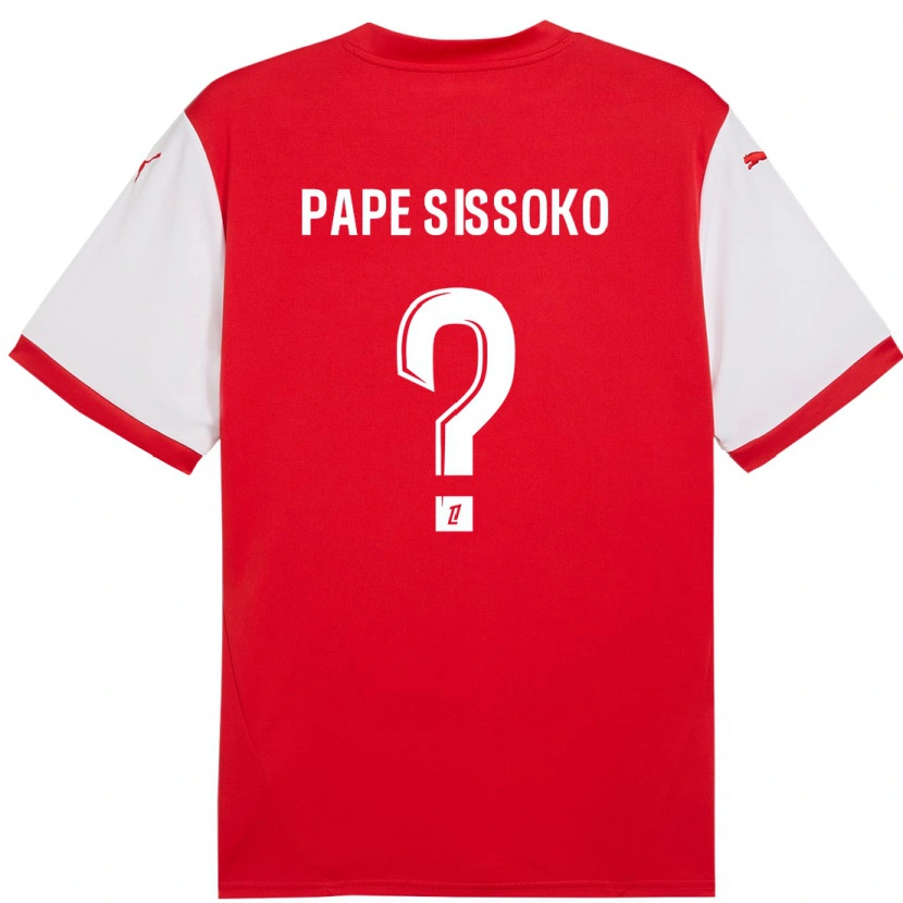 Danxen Kinder Niama Pape Sissoko #0 Rot Weiß Heimtrikot Trikot 2024/25 T-Shirt Schweiz