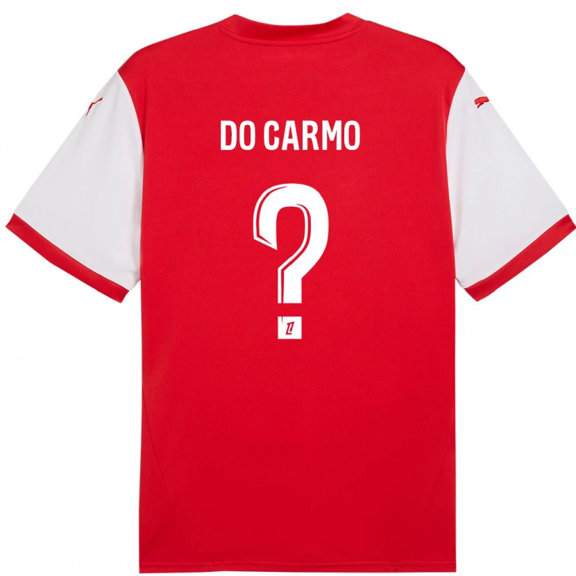 Danxen Kinder Sophian Do Carmo #0 Rot Weiß Heimtrikot Trikot 2024/25 T-Shirt Schweiz