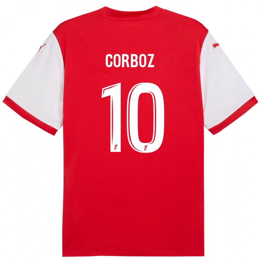 Danxen Kinder Rachel Corboz #10 Rot Weiß Heimtrikot Trikot 2024/25 T-Shirt Schweiz