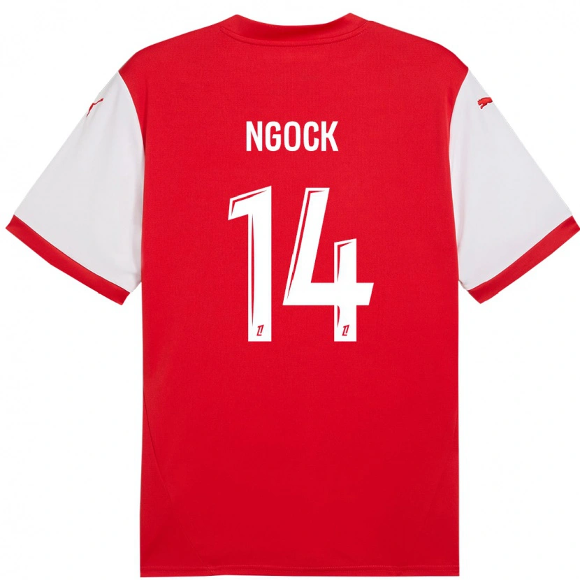 Danxen Kinder Monique Ngock #14 Rot Weiß Heimtrikot Trikot 2024/25 T-Shirt Schweiz