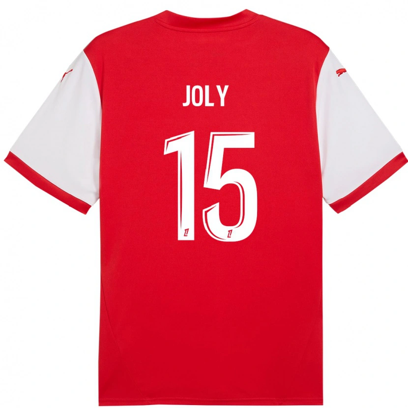 Danxen Kinder Lou-Ann Joly #15 Rot Weiß Heimtrikot Trikot 2024/25 T-Shirt Schweiz