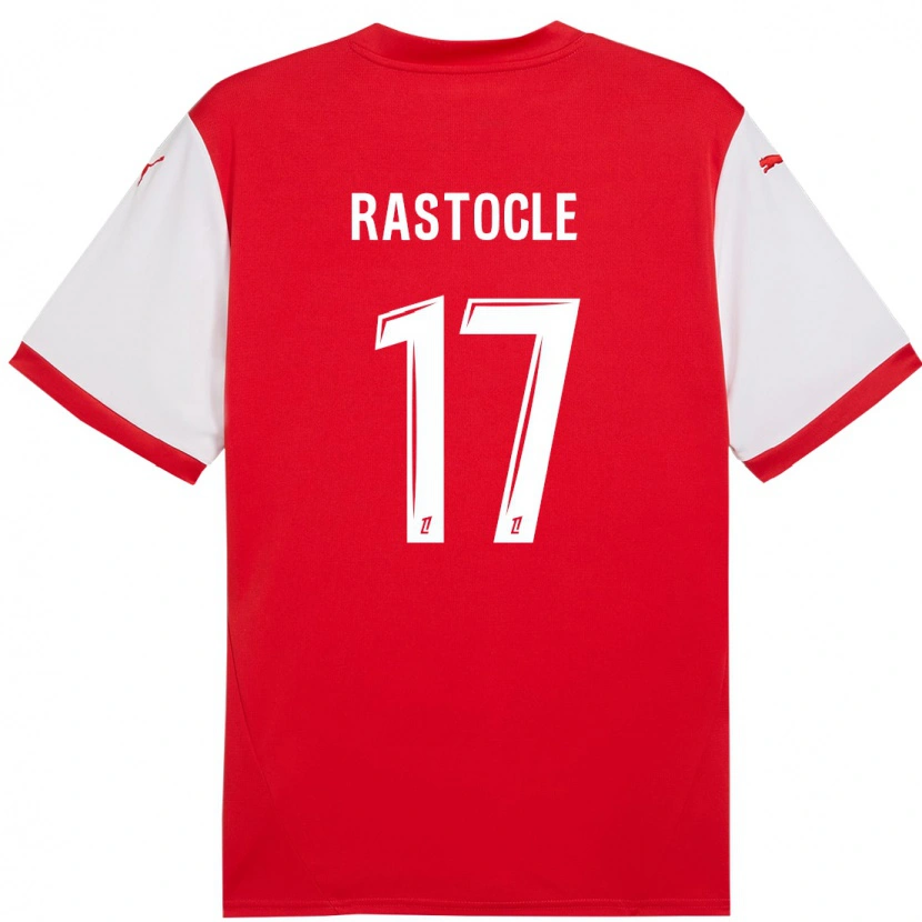 Danxen Kinder Jade Rastocle #17 Rot Weiß Heimtrikot Trikot 2024/25 T-Shirt Schweiz