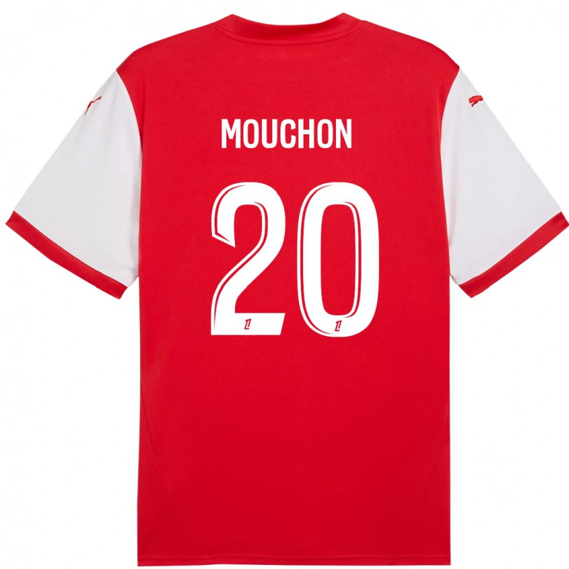 Danxen Kinder Noémie Mouchon #20 Rot Weiß Heimtrikot Trikot 2024/25 T-Shirt Schweiz