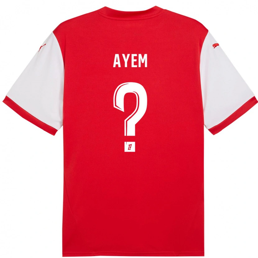 Danxen Kinder Grégory Ayem #0 Rot Weiß Heimtrikot Trikot 2024/25 T-Shirt Schweiz