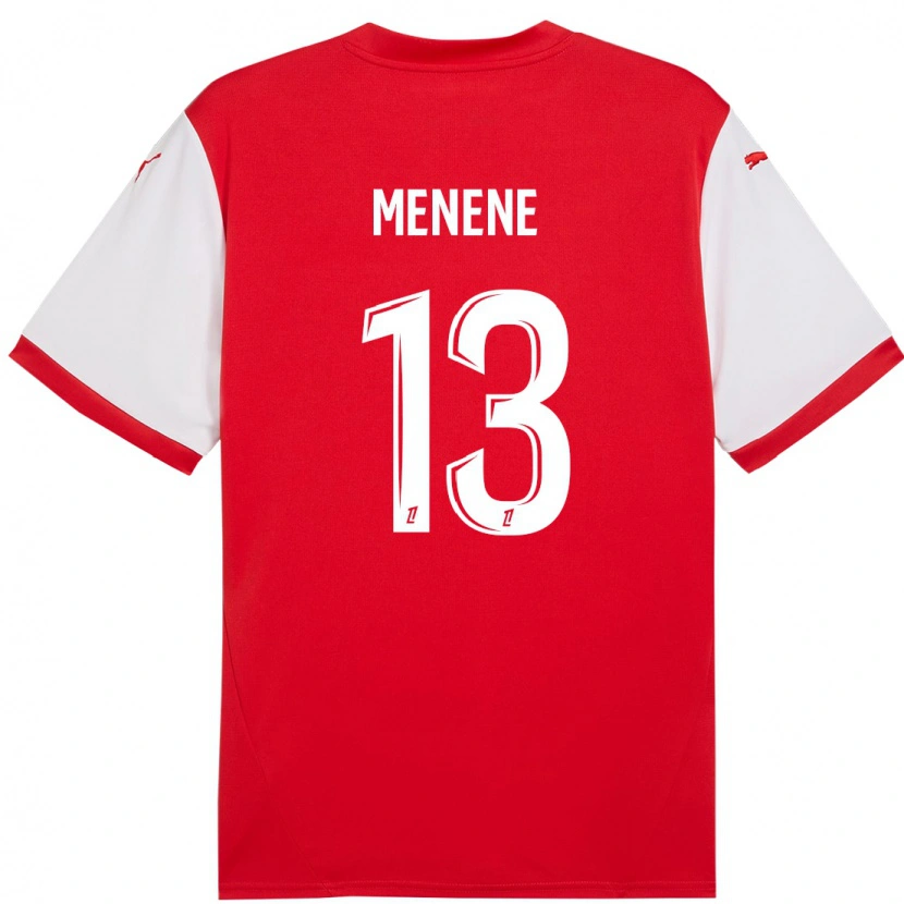 Danxen Kinder Meyong Menene #13 Rot Weiß Heimtrikot Trikot 2024/25 T-Shirt Schweiz