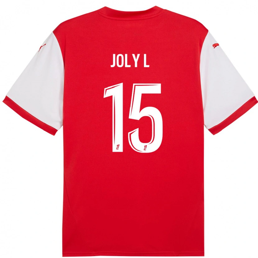 Danxen Kinder Lou Ann Joly #15 Rot Weiß Heimtrikot Trikot 2024/25 T-Shirt Schweiz