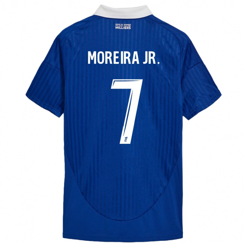 Danxen Kinder Diego Moreira #7 Blau Weiß Heimtrikot Trikot 2024/25 T-Shirt Schweiz