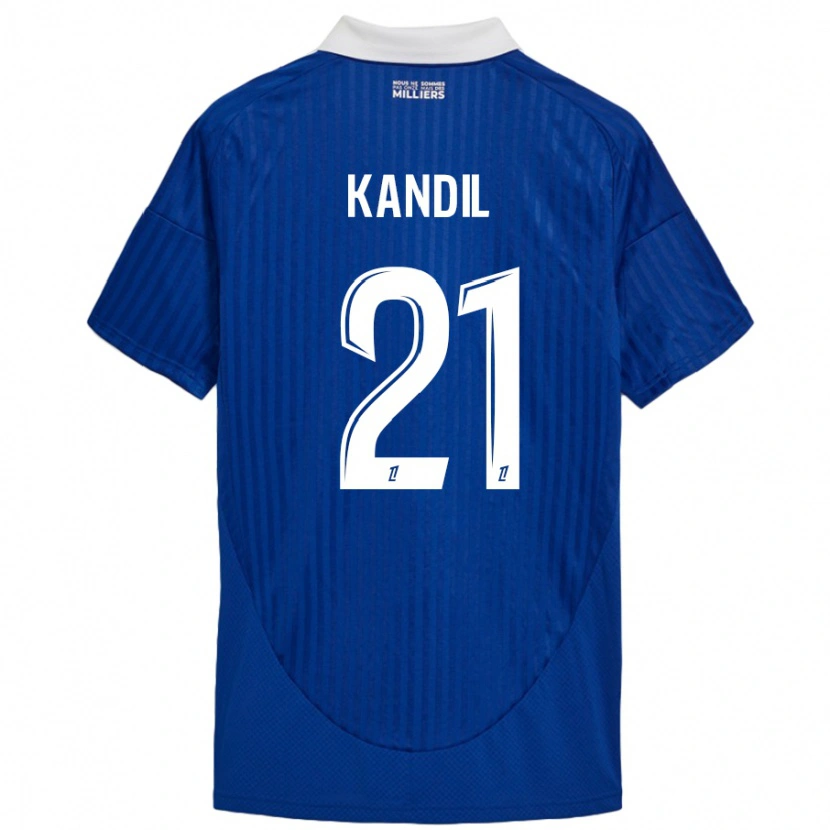 Danxen Kinder Nordine Kandil #21 Blau Weiß Heimtrikot Trikot 2024/25 T-Shirt Schweiz