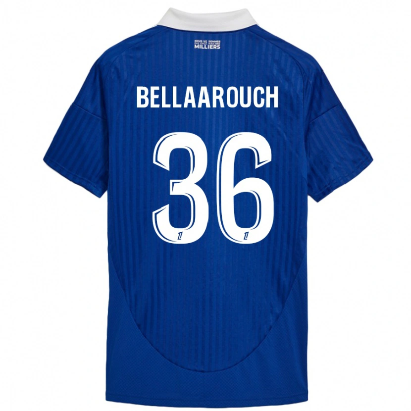 Danxen Kinder Alaa Bellaarouch #36 Blau Weiß Heimtrikot Trikot 2024/25 T-Shirt Schweiz