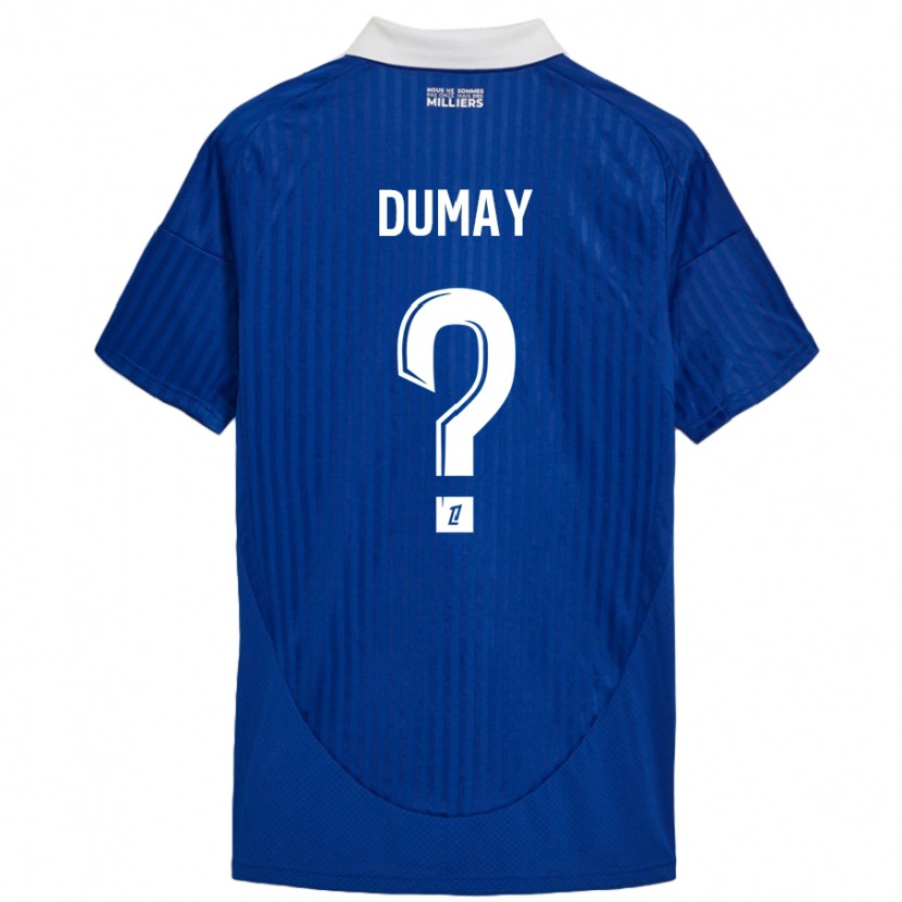 Danxen Kinder Yoann Dumay #0 Blau Weiß Heimtrikot Trikot 2024/25 T-Shirt Schweiz