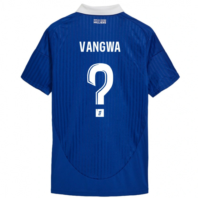 Danxen Kinder Jilva Vangwa #0 Blau Weiß Heimtrikot Trikot 2024/25 T-Shirt Schweiz