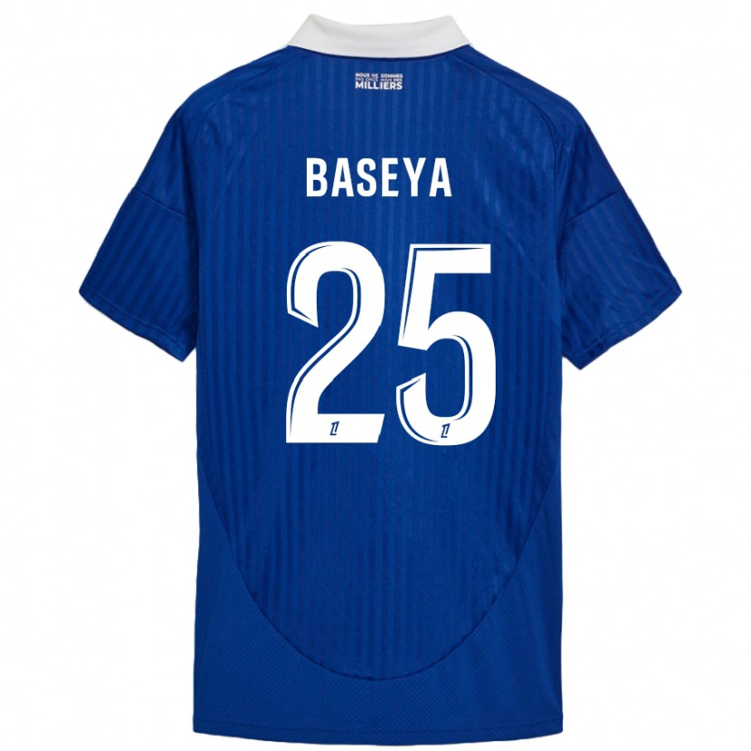 Danxen Kinder Steven Baseya #25 Blau Weiß Heimtrikot Trikot 2024/25 T-Shirt Schweiz