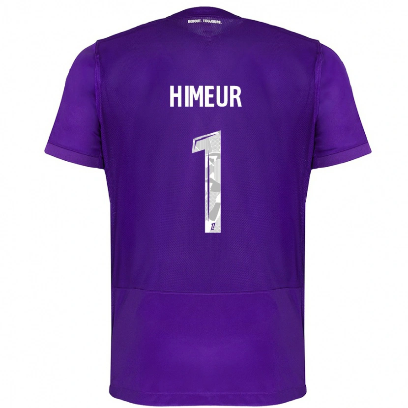 Danxen Kinder Thomas Himeur #1 Violett Weiß Heimtrikot Trikot 2024/25 T-Shirt Schweiz