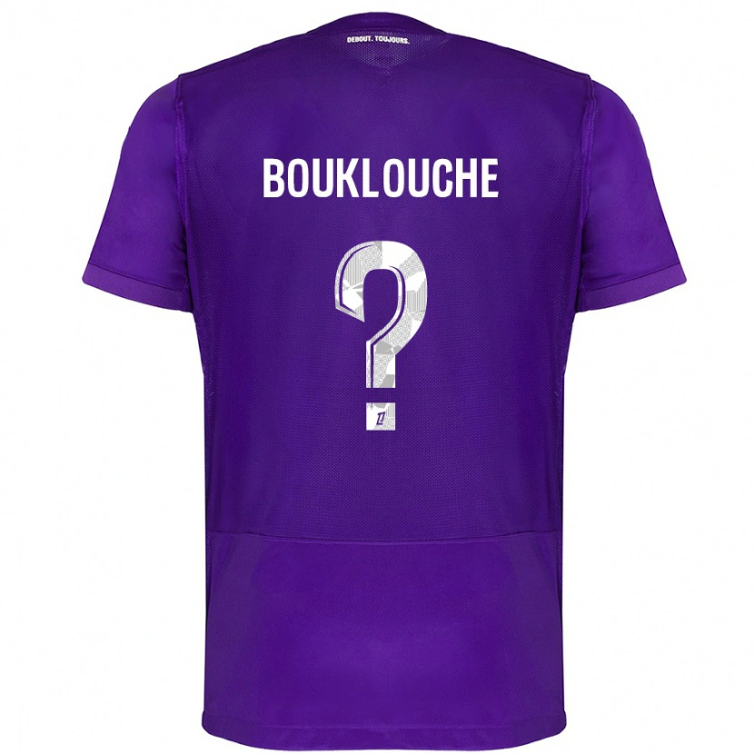 Danxen Kinder Kelyan Bouklouche #0 Violett Weiß Heimtrikot Trikot 2024/25 T-Shirt Schweiz