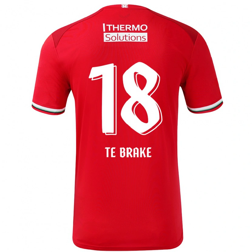 Danxen Kinder Sophie Te Brake #18 Rot Weiß Heimtrikot Trikot 2024/25 T-Shirt Schweiz