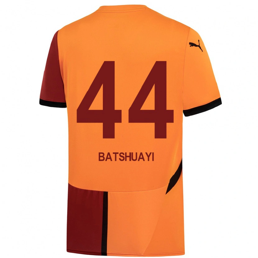 Danxen Kinder Michy Batshuayi #44 Gelb Rot Heimtrikot Trikot 2024/25 T-Shirt Schweiz