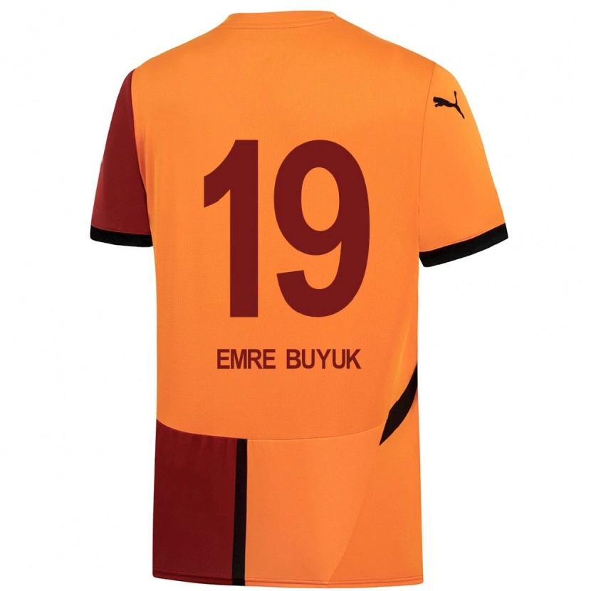 Danxen Kinder Enes Emre Büyük #19 Gelb Rot Heimtrikot Trikot 2024/25 T-Shirt Schweiz