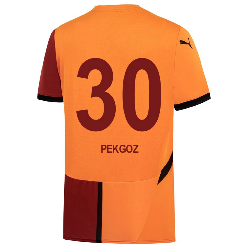 Danxen Kinder Berra Pekgöz #30 Gelb Rot Heimtrikot Trikot 2024/25 T-Shirt Schweiz