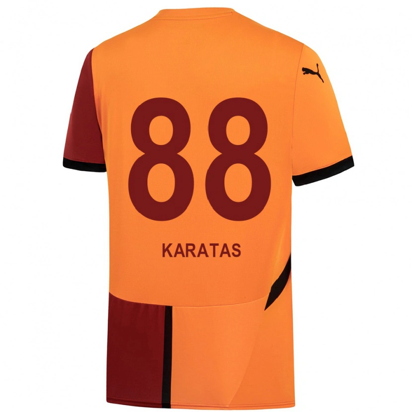 Danxen Kinder Kazımcan Karataş #88 Gelb Rot Heimtrikot Trikot 2024/25 T-Shirt Schweiz