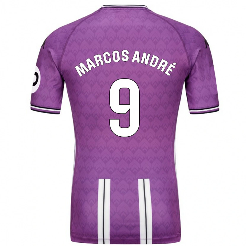 Danxen Kinder Marcos André #9 Violett Weiß Heimtrikot Trikot 2024/25 T-Shirt Schweiz