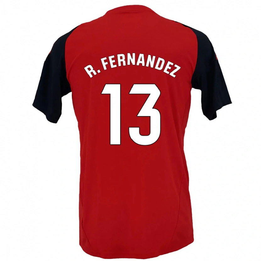 Danxen Kinder Raúl Fernández #13 Rot Schwarz Heimtrikot Trikot 2024/25 T-Shirt Schweiz