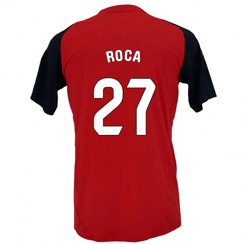 Danxen Kinder Joel Roca #27 Rot Schwarz Heimtrikot Trikot 2024/25 T-Shirt Schweiz