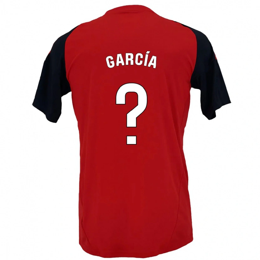 Danxen Kinder Alberto García #0 Rot Schwarz Heimtrikot Trikot 2024/25 T-Shirt Schweiz