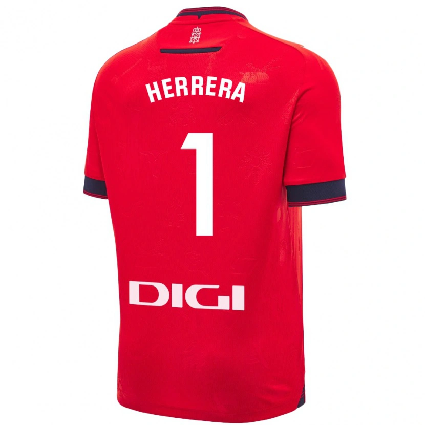 Danxen Kinder Sergio Herrera #1 Rot Weiß Heimtrikot Trikot 2024/25 T-Shirt Schweiz