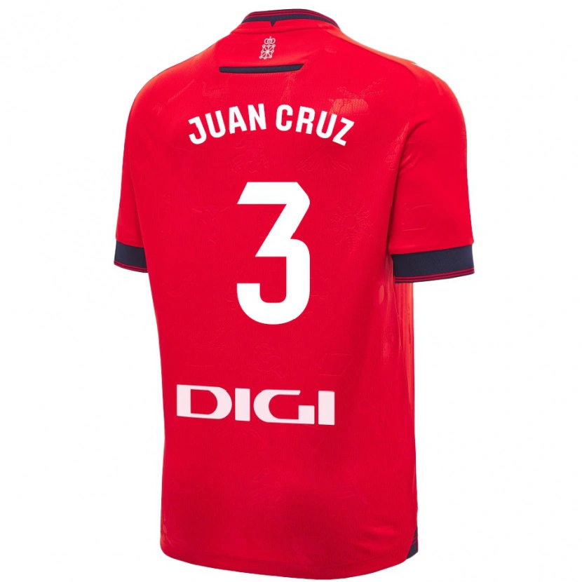 Danxen Kinder Juan Cruz #3 Rot Weiß Heimtrikot Trikot 2024/25 T-Shirt Schweiz