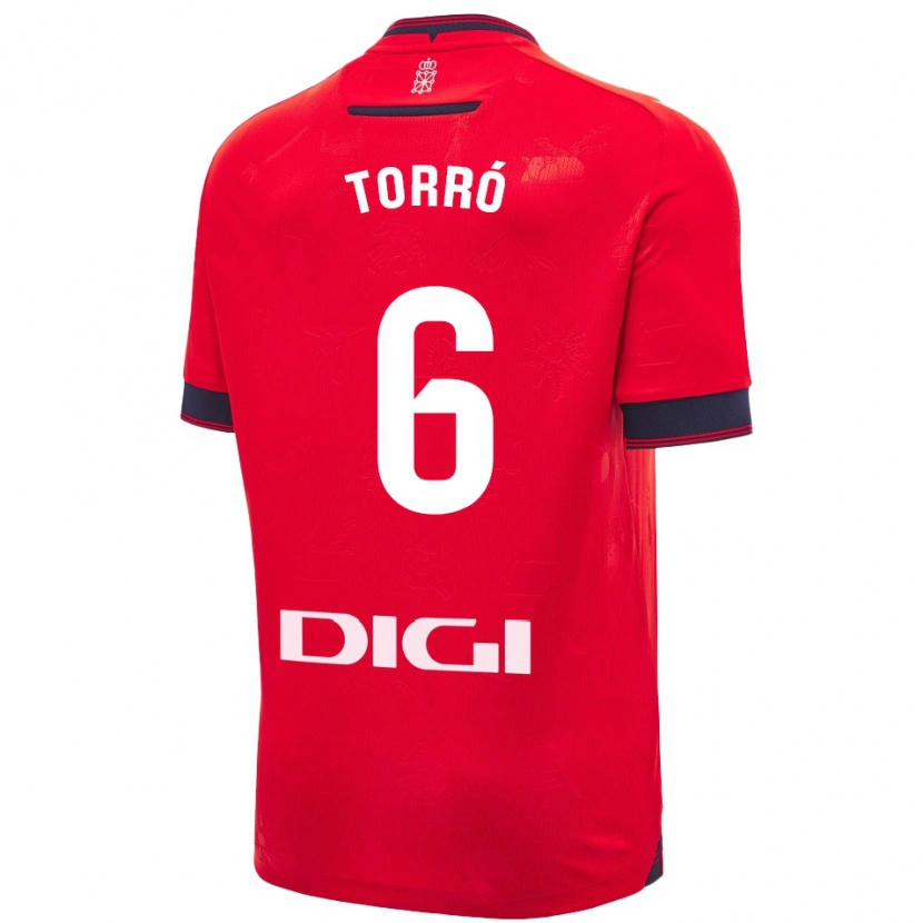 Danxen Kinder Lucas Torró #6 Rot Weiß Heimtrikot Trikot 2024/25 T-Shirt Schweiz